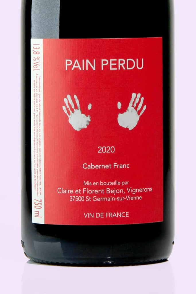 Loire / Vin de France / Pain perdu, 2020 / Claire et Florent Bejon / Rouge - Whynat.fr