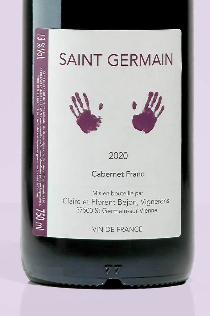 Loire / Vin de France / Saint Germain, 2020 / Claire et Florent Bejon / Rouge - Whynat.fr