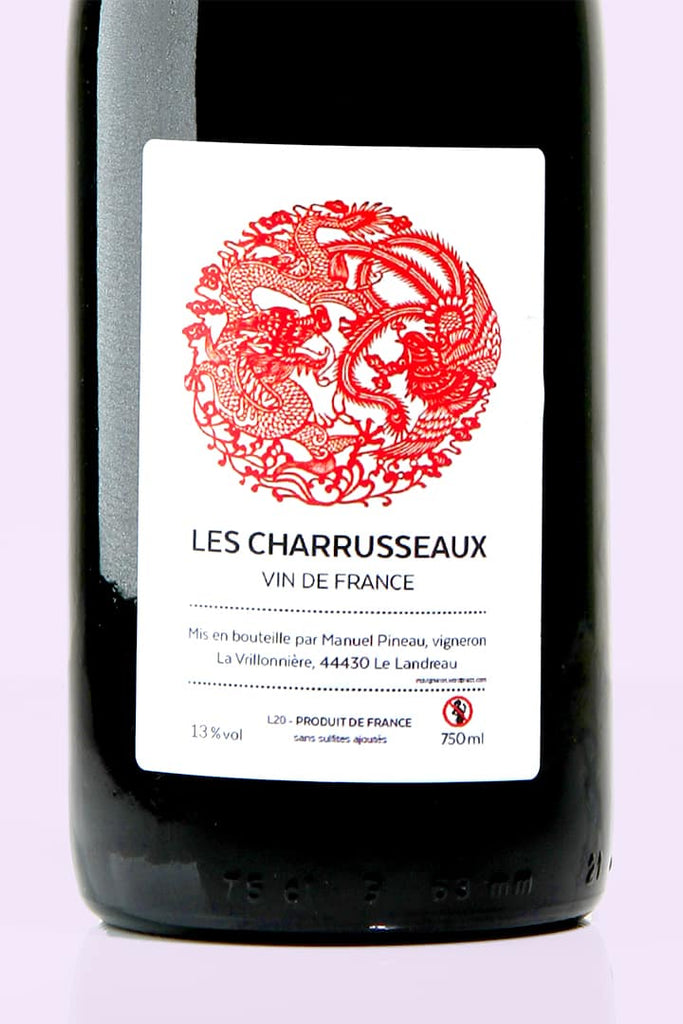 Loire / Vin de France  / Les Charrusseaux , 2020 / Manuel Pineau / Rouge - Whynat.fr