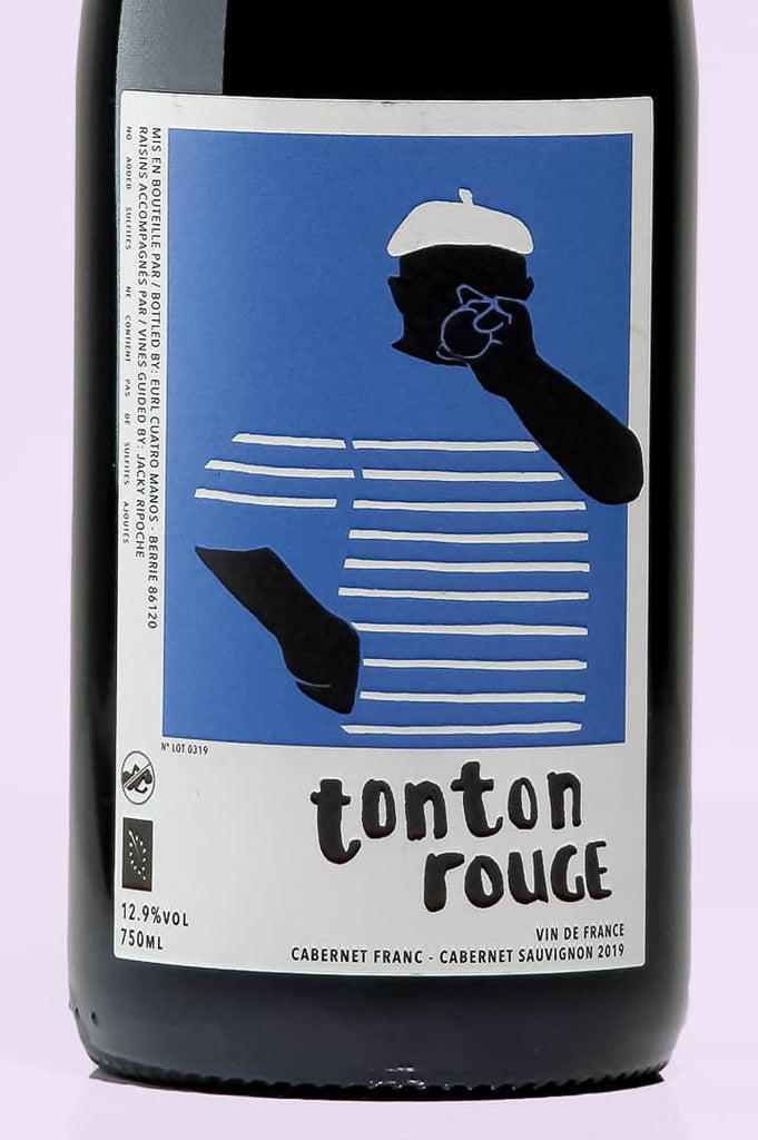 Loire / Vin de France / Tonton Rouge, 2019 / Cuatro Manos / Rouge - Whynat.fr