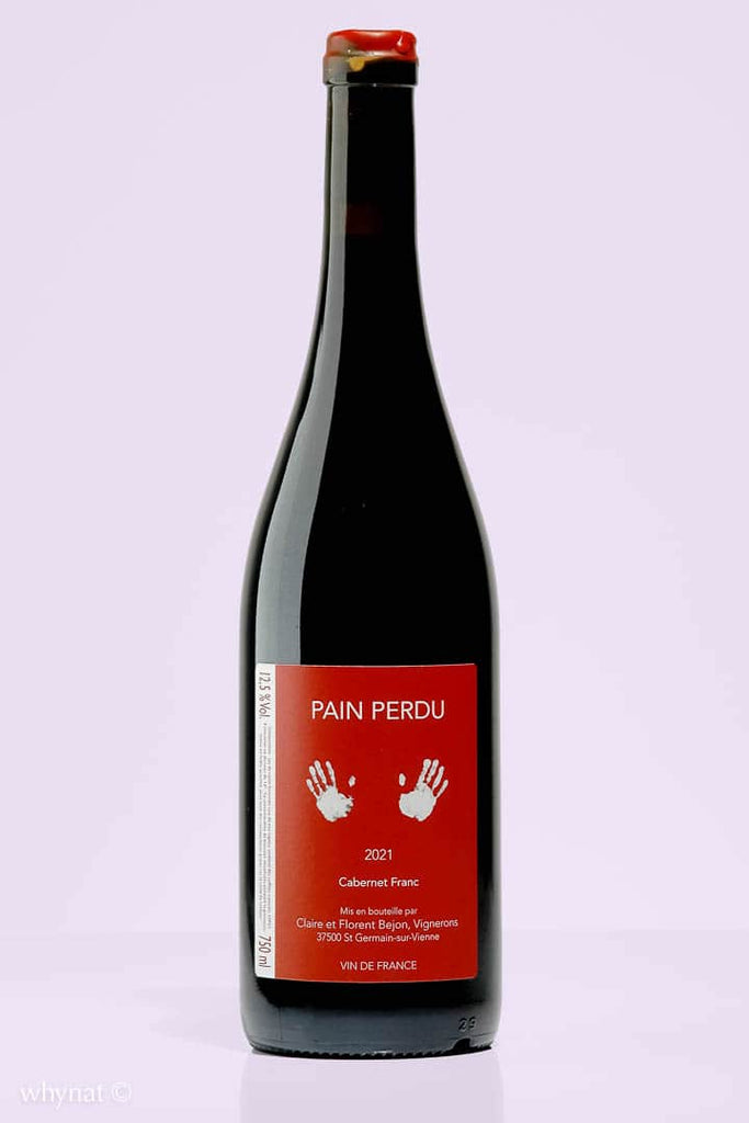 Loire / Vin de France / Pain perdu, 2021 / Claire et Florent Bejon / Rouge - Whynat.fr